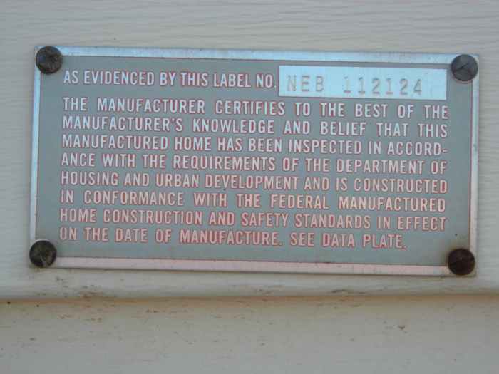 License To Kill -- HUD's Certificate of Safety? or